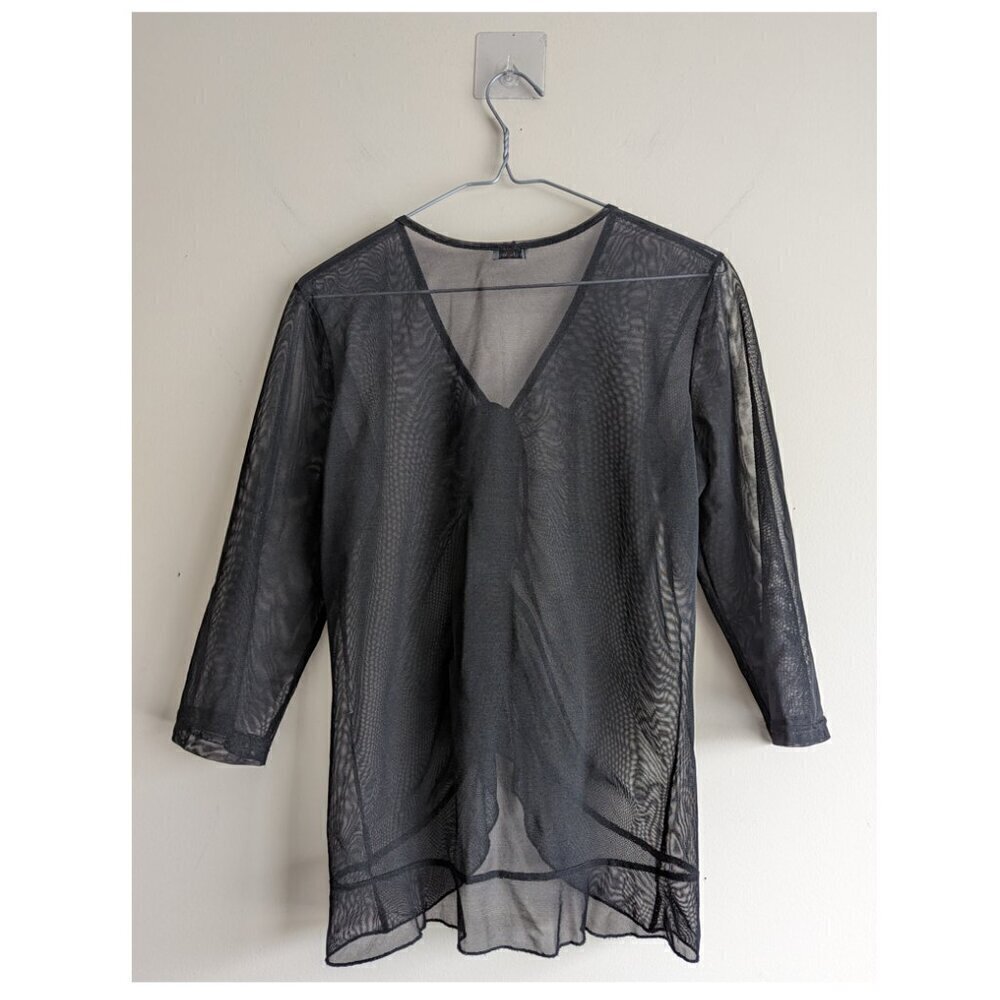 Vintage Le Chateau Y2K sheer top - Picture 2 of 6